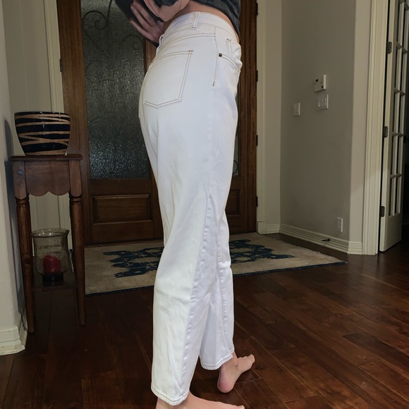 Princess Polly Lioness Lowrider Denim Jeans White - Picture 2 of 6